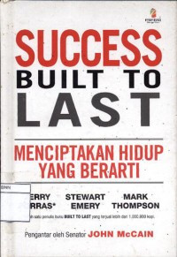 Image of SUCCESS BUILT TO LAST